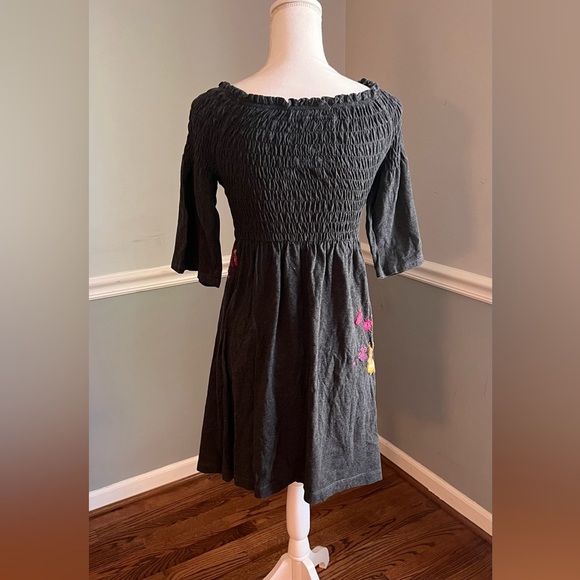 Vintage Johnny Was JW Los Angeles Floral Smocked Tunic Dress – Size Medium - Picture 2 of 6